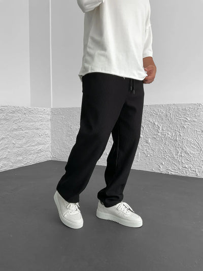 Vallier | Pantalons Relaxés à Côtes