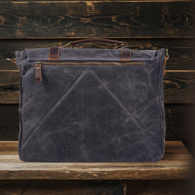 Sac Messenger en Toile & Cuir | BRUGES
