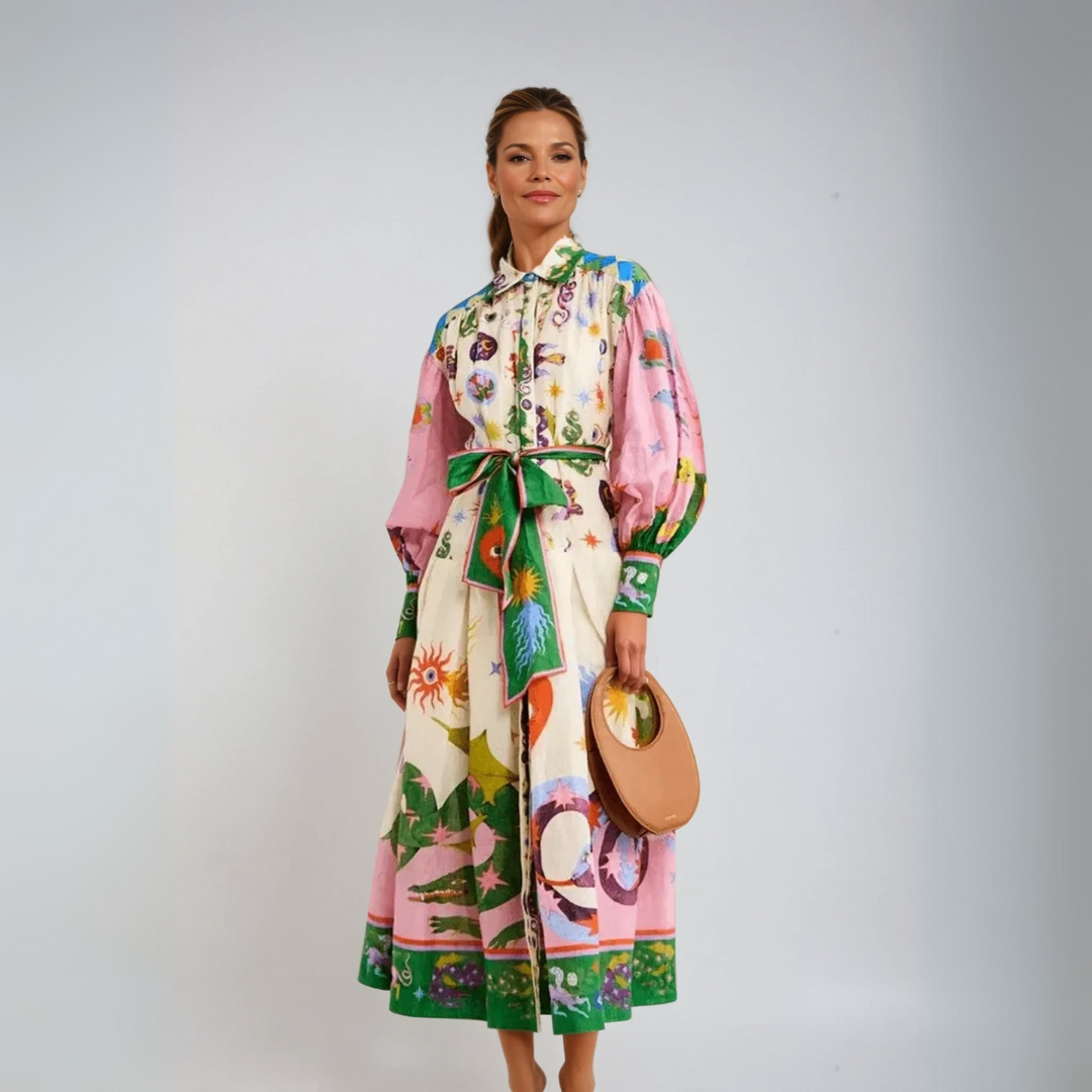 Dorthe™ | Élégante Robe Maxi Italienne
