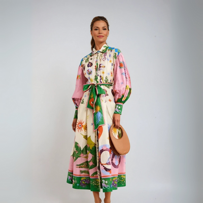Dorthe™ | Élégante Robe Maxi Italienne