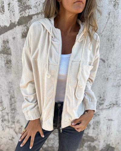 VERONIKA - VESTE EN VELOURS CÔTELÉ