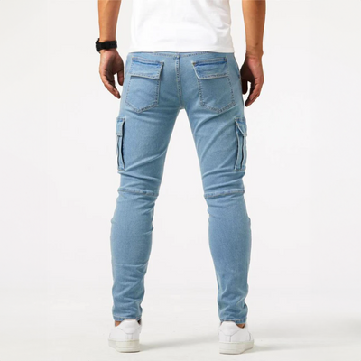 Pierre - Pantalon Cargo en Tissu Extensible