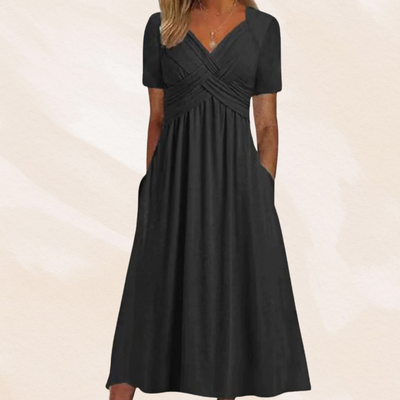 Mirella™ | Robe V-cou Élégante
