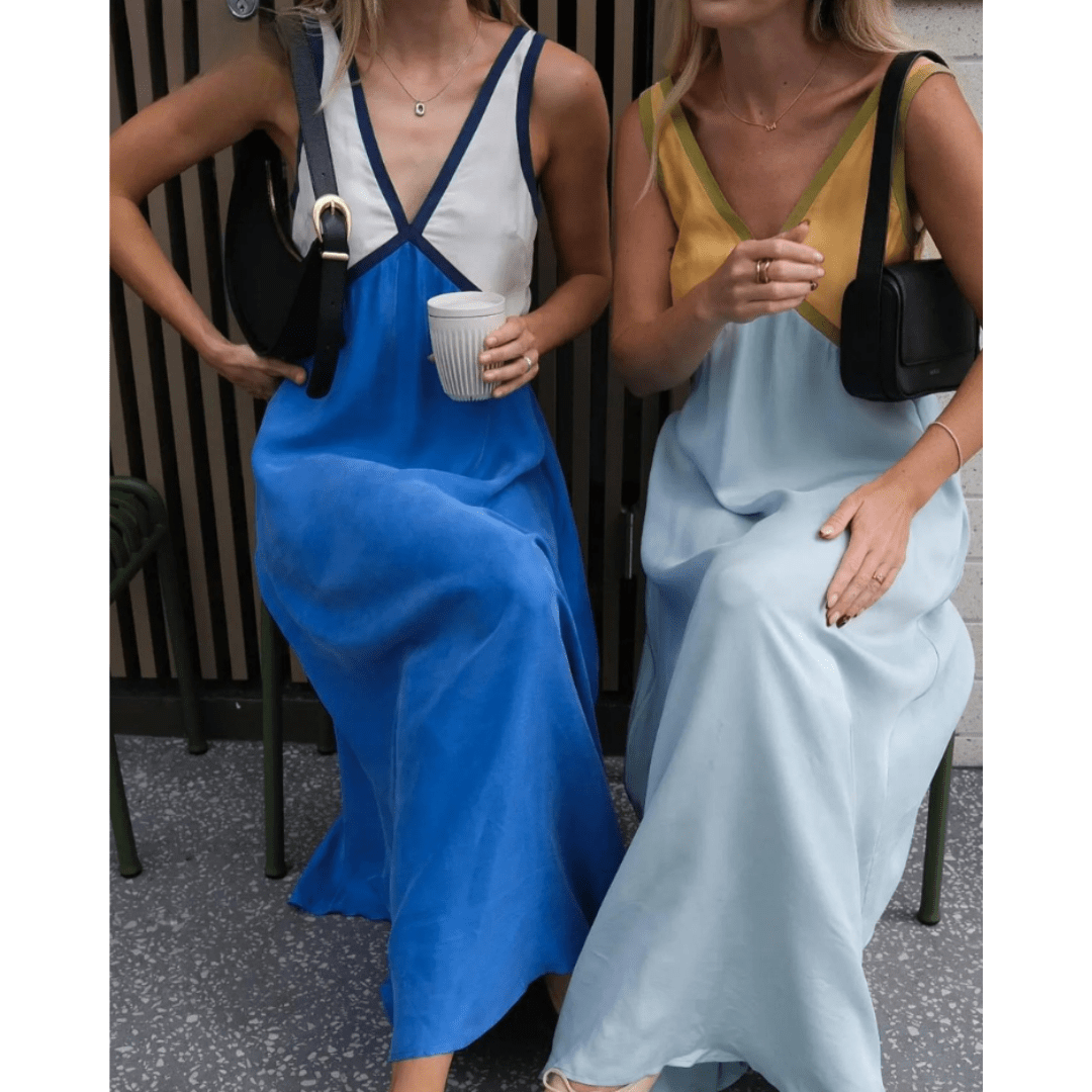 RENATA | ROBE À ENCOLURE EN V