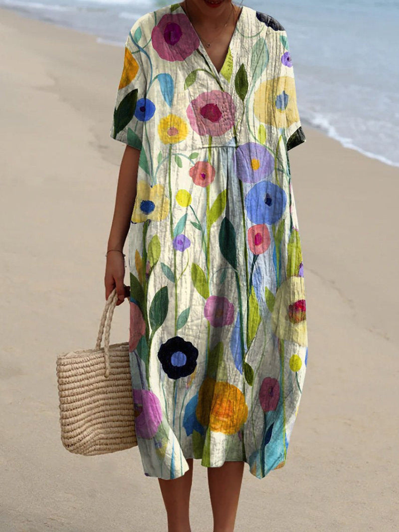 Nicka™ | Robe à motif floral vivant