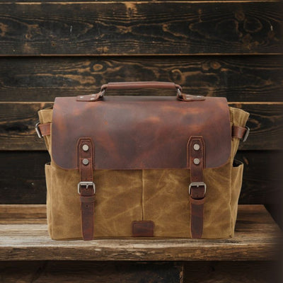 Sac Messenger en Toile Croisé | PETERSBURG