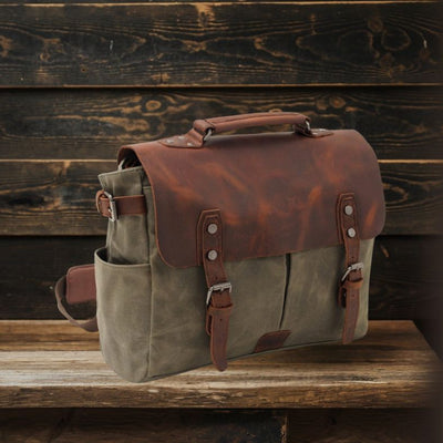 Sac Messenger en Toile Croisé | PETERSBURG
