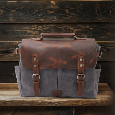 Sac Messenger en Toile Croisé | PETERSBURG