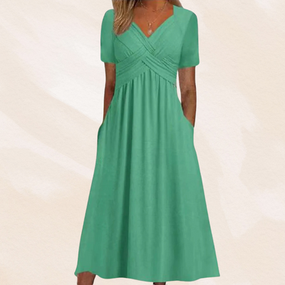 Mirella™ | Robe V-cou Élégante