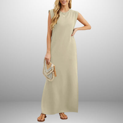 EMMA | Robe Longue Fluide Anti-Rides