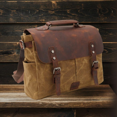 Sac Messenger en Toile Croisé | PETERSBURG