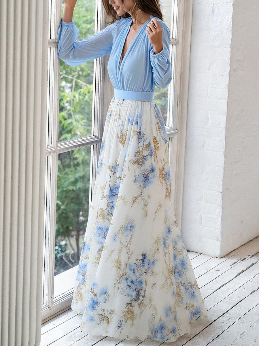 Dolores - Longue Robe à Motif Floral