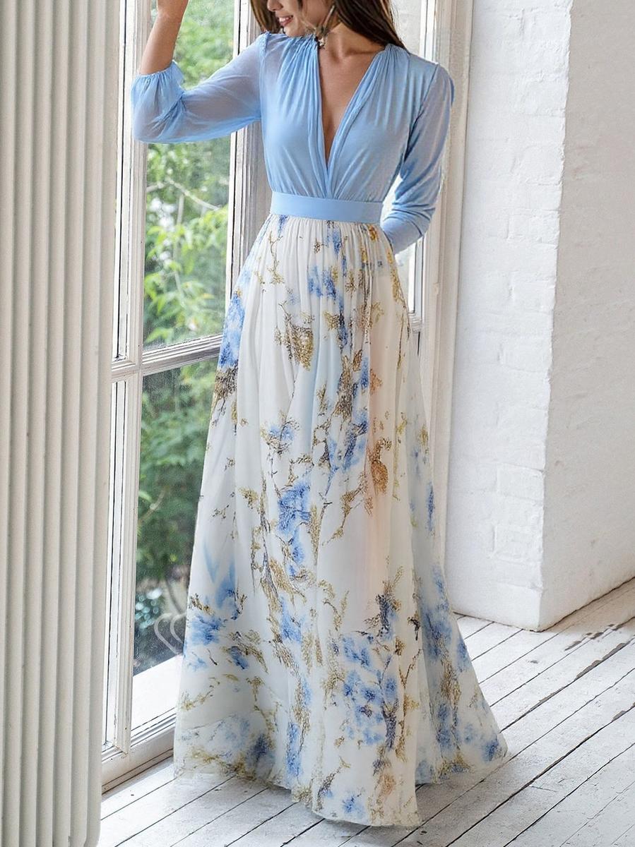 Dolores - Longue Robe à Motif Floral