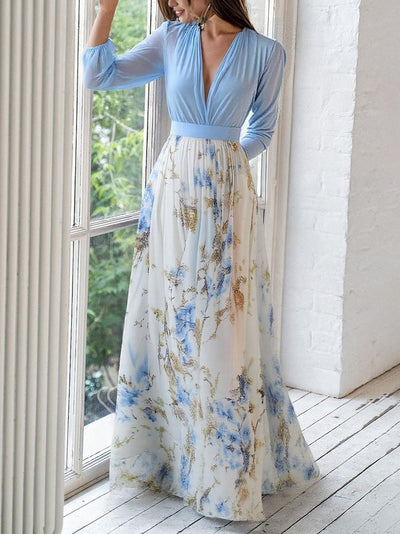 Dolores - Longue Robe à Motif Floral