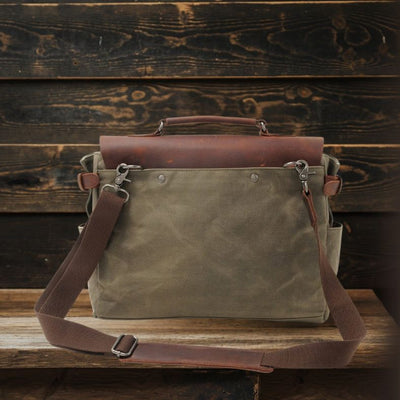 Sac Messenger en Toile Croisé | PETERSBURG