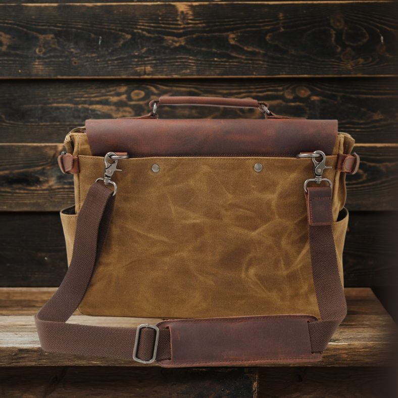 Sac Messenger en Toile Croisé | PETERSBURG