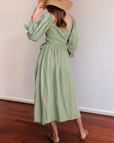Tana | Robe française avec manches à volants