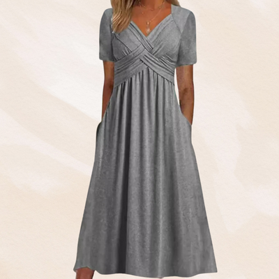Mirella™ | Robe V-cou Élégante