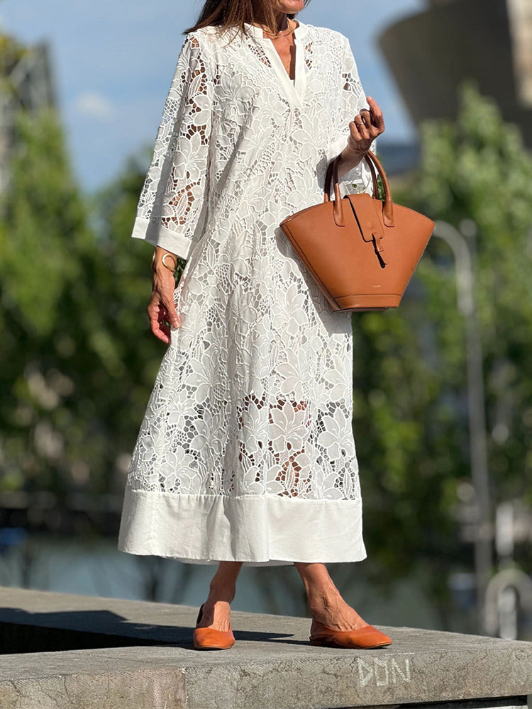 Sophie™ | Robe élégante avec bordures