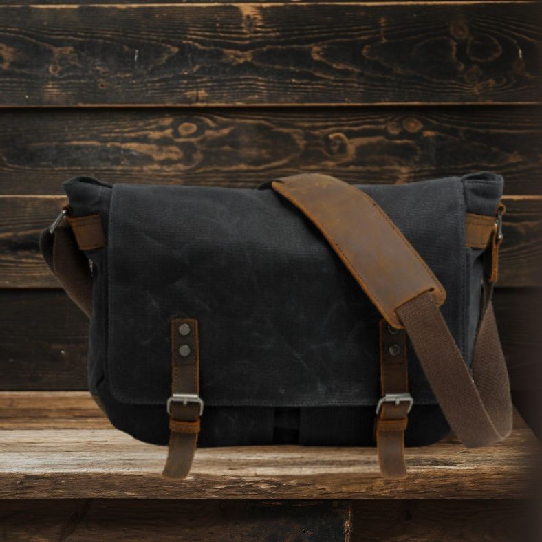 Sac Messager en Toile pour Ordinateur Portable | RENO