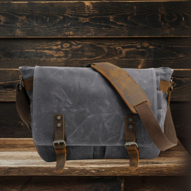 Sac Messager en Toile pour Ordinateur Portable | RENO