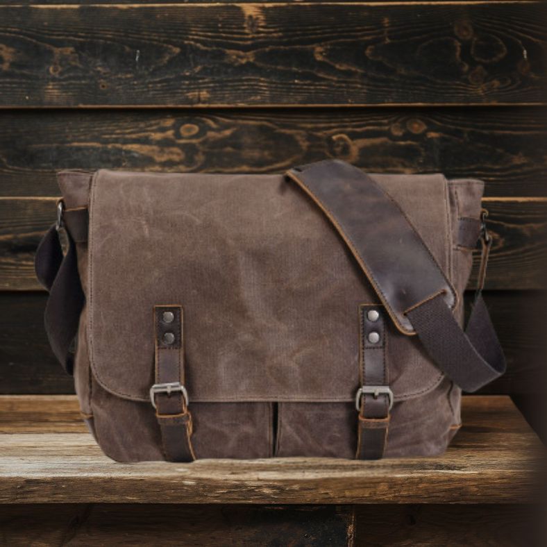 Sac Messager en Toile pour Ordinateur Portable | RENO