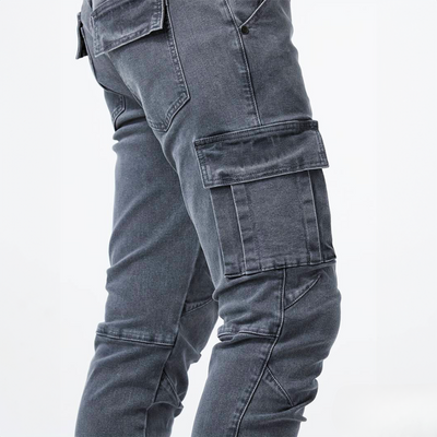 Pierre - Pantalon Cargo en Tissu Extensible