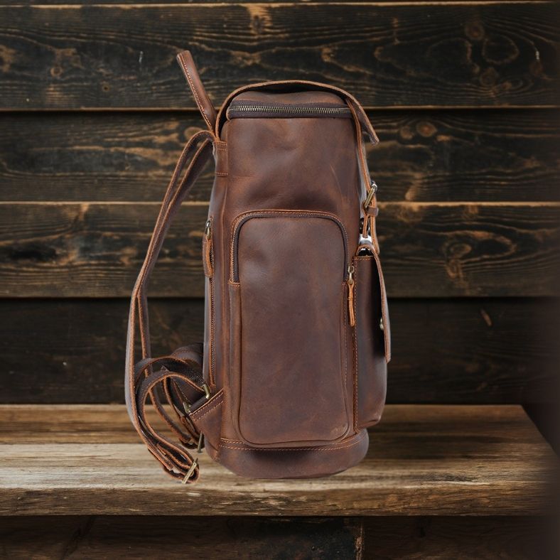 Sac à dos en cuir pour ordinateur portable | KALMAR