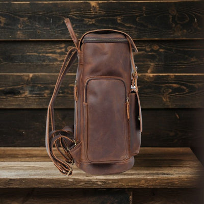 Sac à dos en cuir pour ordinateur portable | KALMAR