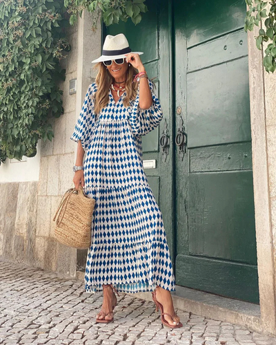 Elin | Robe Maxi Boho en Coton