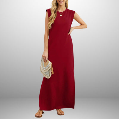 EMMA | Robe Longue Fluide Anti-Rides