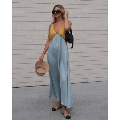 RENATA | ROBE À ENCOLURE EN V