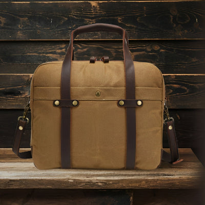 Sac Messenger en Toile pour Ordinateur Portable | ASHVILLE