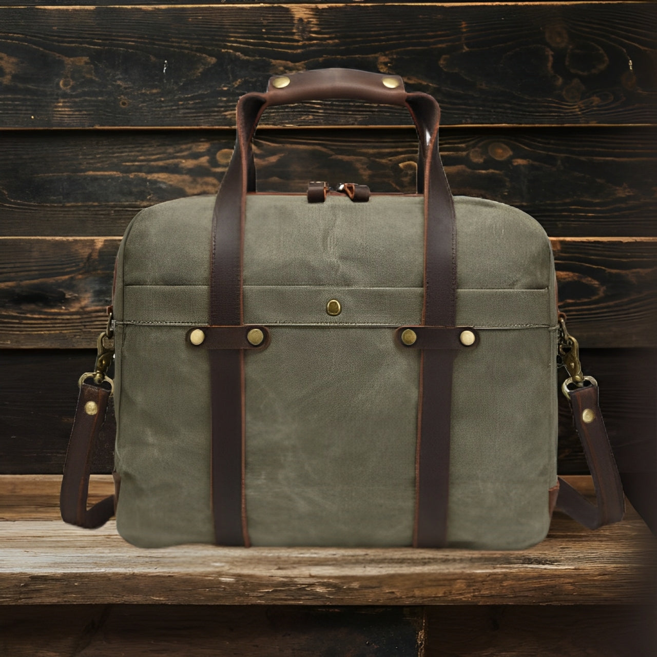 Sac Messenger en Toile pour Ordinateur Portable | ASHVILLE