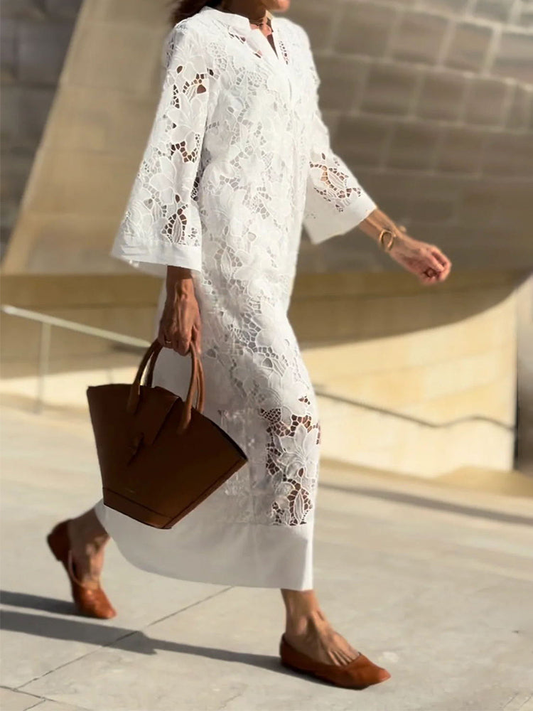 Sophie™ | Robe élégante avec bordures