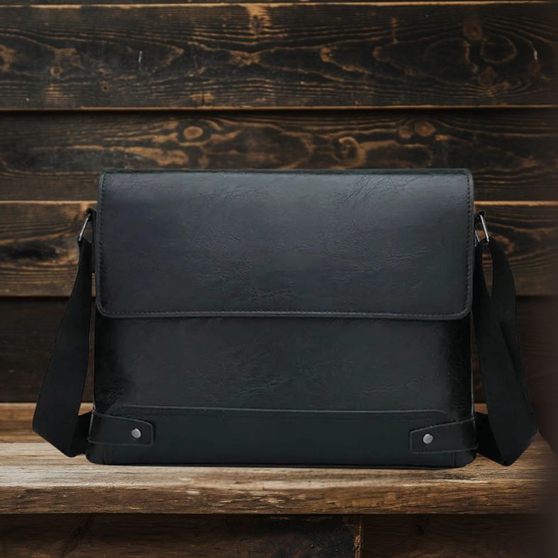 Bradford | Sac à bandoulière en cuir PU tout-en-un pour hommes - Hommes d'affaires