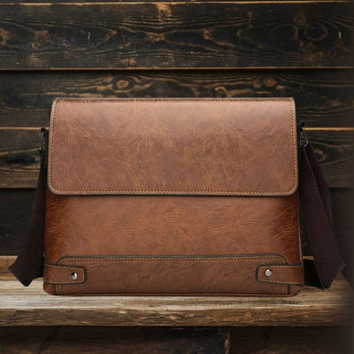 Bradford | Sac à bandoulière en cuir PU tout-en-un pour hommes - Hommes d'affaires