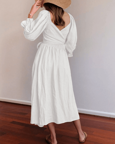 Tana | Robe française avec manches à volants