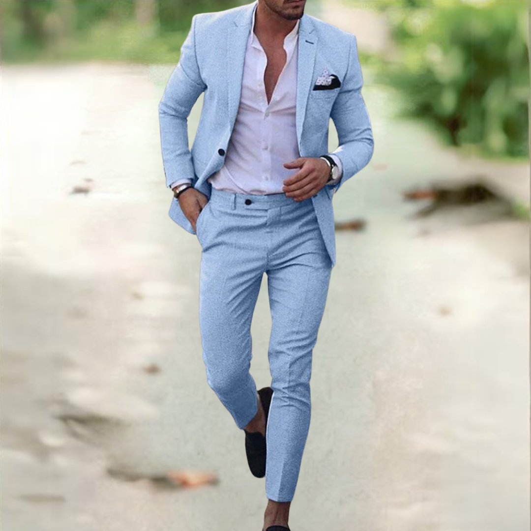 Simone - Costume Élégant pour Homme (Veste + Pantalons)