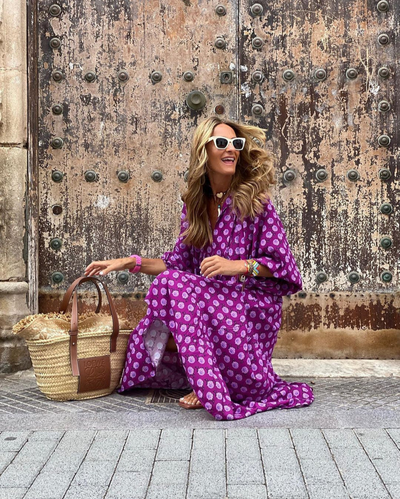 Elin | Robe Maxi Boho en Coton
