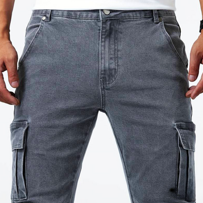 Pierre - Pantalon Cargo en Tissu Extensible