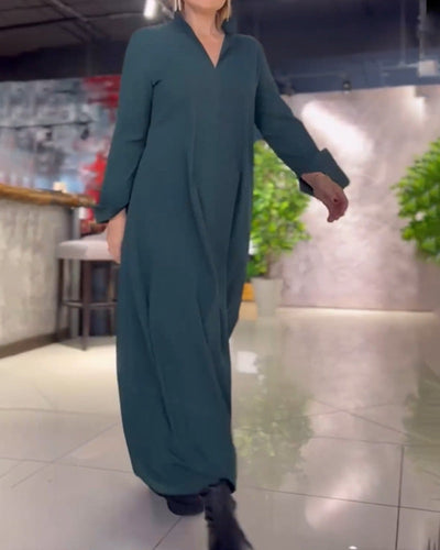 Evia™ | Robe maxi ample avec fente