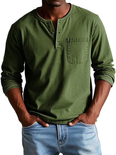Thomas™ | Chemise Vintage à Manches Longues
