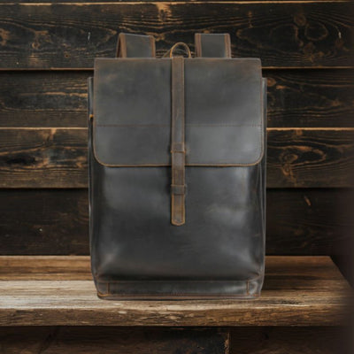 Sac à dos en cuir d'affaires | LUGANO
