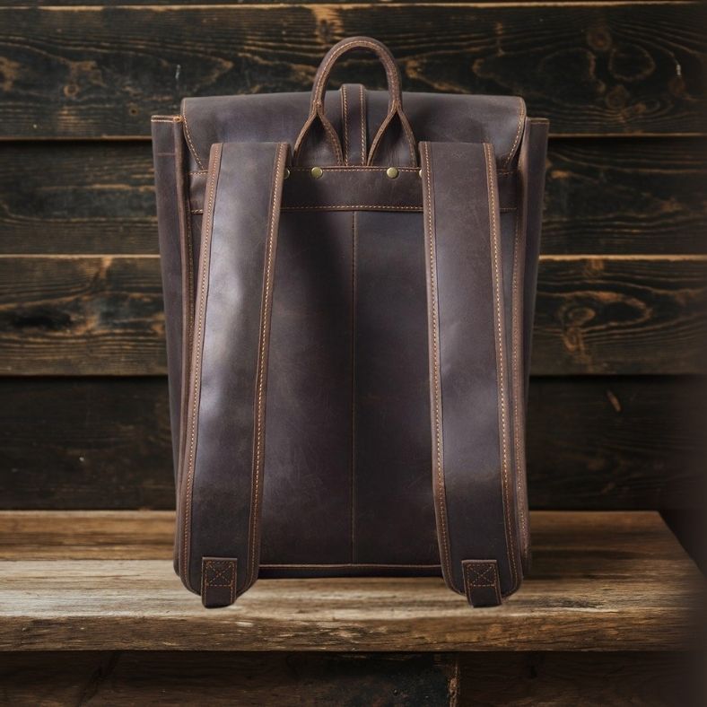 Sac à dos en cuir d'affaires | LUGANO