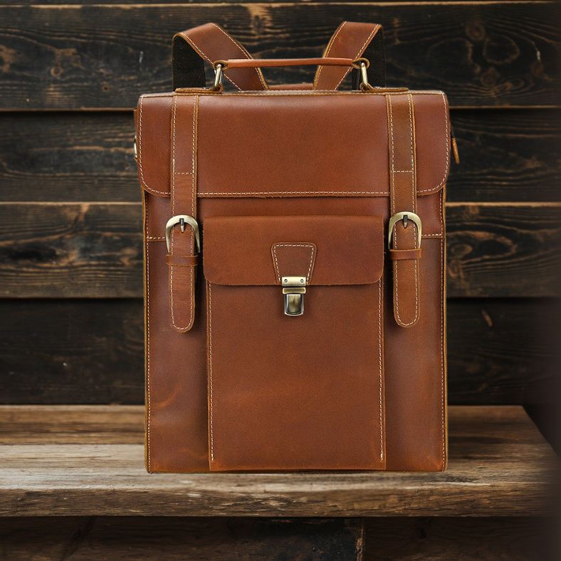 Sac à dos convertible en cuir | GIRONA