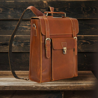Sac à dos convertible en cuir | GIRONA