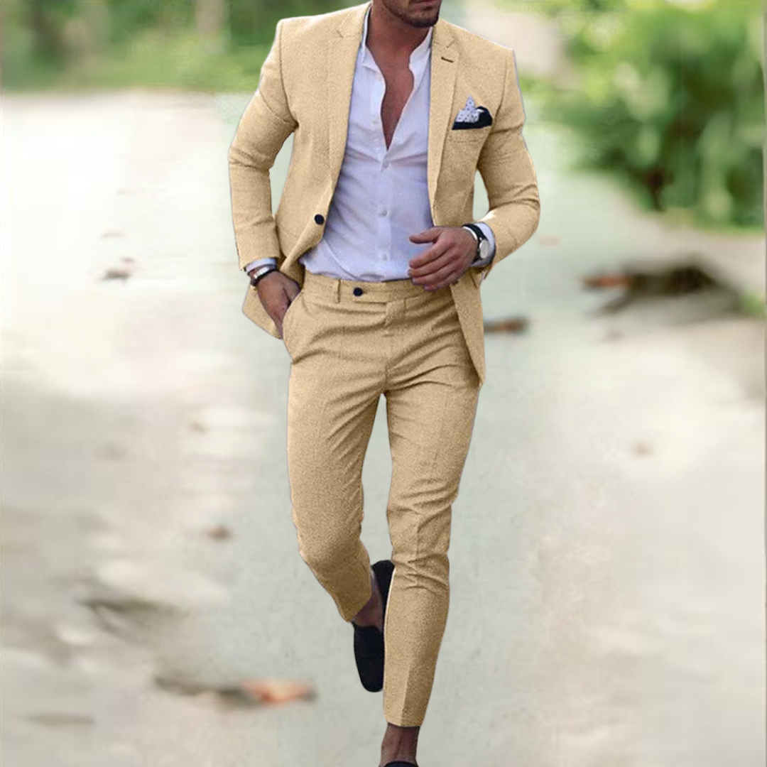 Simone - Costume Élégant pour Homme (Veste + Pantalons)
