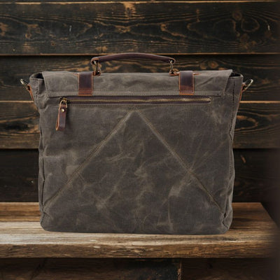 Sac Messenger en Toile & Cuir | BRUGES