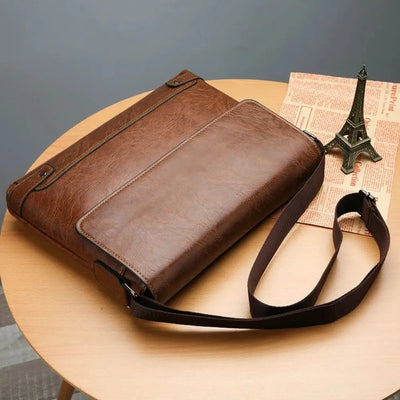 Bradford | Sac à bandoulière en cuir PU tout-en-un pour hommes - Hommes d'affaires